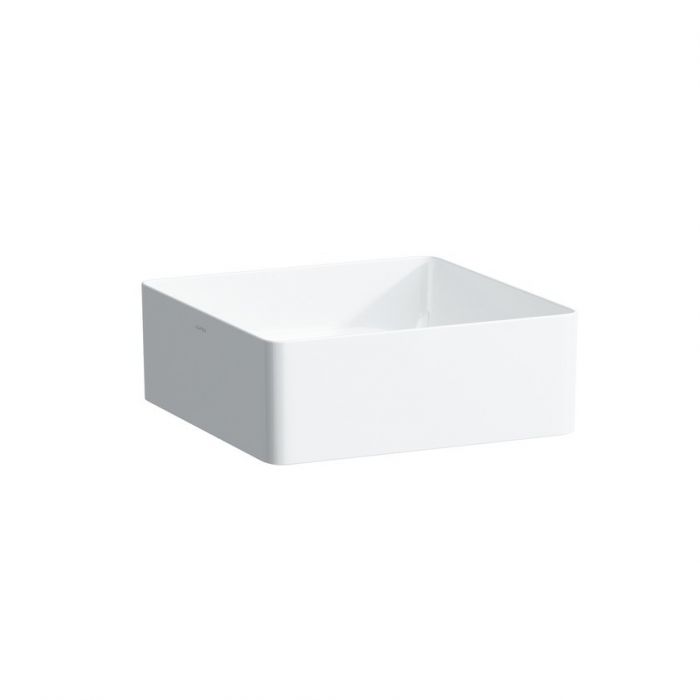 Umywalka ROCA LIVING SQUARE nablatowa bez otworu 360 x 360 mm biała | H8114330001121