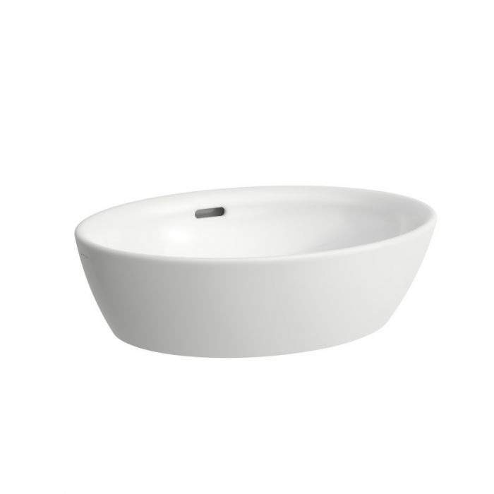 Umywalka ROCA LAUFEN PRO nablatowa bez otworu 520 x 390 x 150 mm biała | H8129640001091