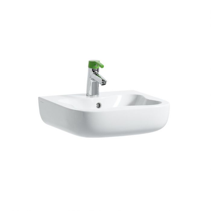 Umywalka ceramiczna ROCA FLORAKIDS ścienna prostokątny z otworem 450 x 410 mm biała | H8150310001041