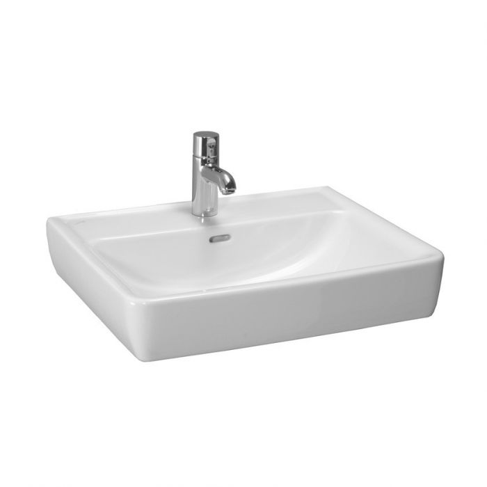 Umywalka ROCA LAUFEN PRO ścienna z otworem 600 x 480 x 170 mm biała | H8179520001041