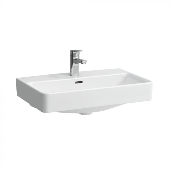 Umywalka ceramiczna ROCA LAUFEN PRO-S nablatowa prostokątny z otworem z przelewem 600 x 380 x 175 mm biała z powłoką LCC | H8179594001041