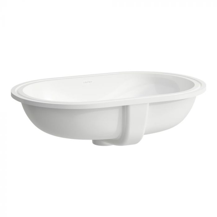 Umywalka ceramiczna ROCA SAVOY podblatowa owalny bez otworu z przelewem 510 x 310 x 170 mm biała | H8189450001091