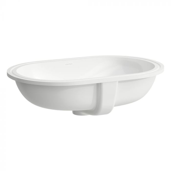 Umywalka ceramiczna ROCA SAVOY podblatowa owalny bez otworu z przelewem 510 x 310 x 170 mm biała | H8189460001091