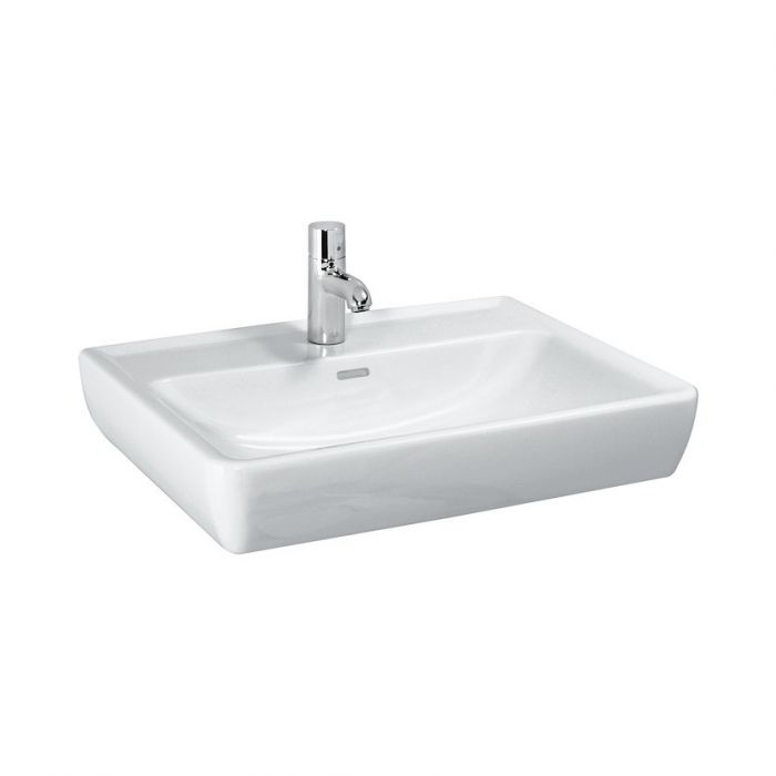Umywalka ROCA LAUFEN PRO ścienna z otworem 650 x 480 x 170 mm biała | H8189530001041