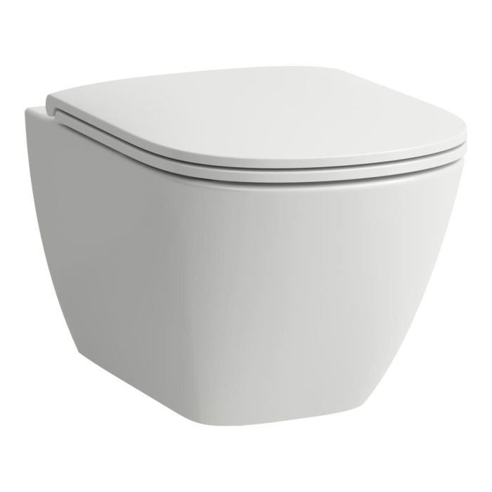 Miska WC podwieszana ROCA LUA wirowa 36 x 52 cm biały LCC (LAUFEN Clean Coat) | H8210804000001