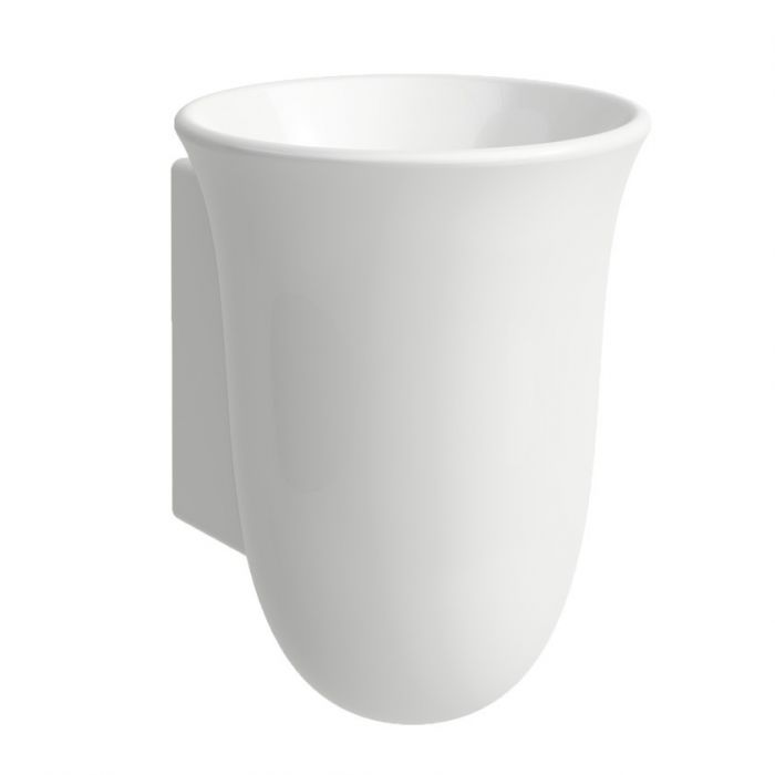 Pojemnik na szczoteczki ścienny ROCA THE NEW CLASSIC SaphirKeramik 105 x 125 x 95 mm biały | H8738540000001