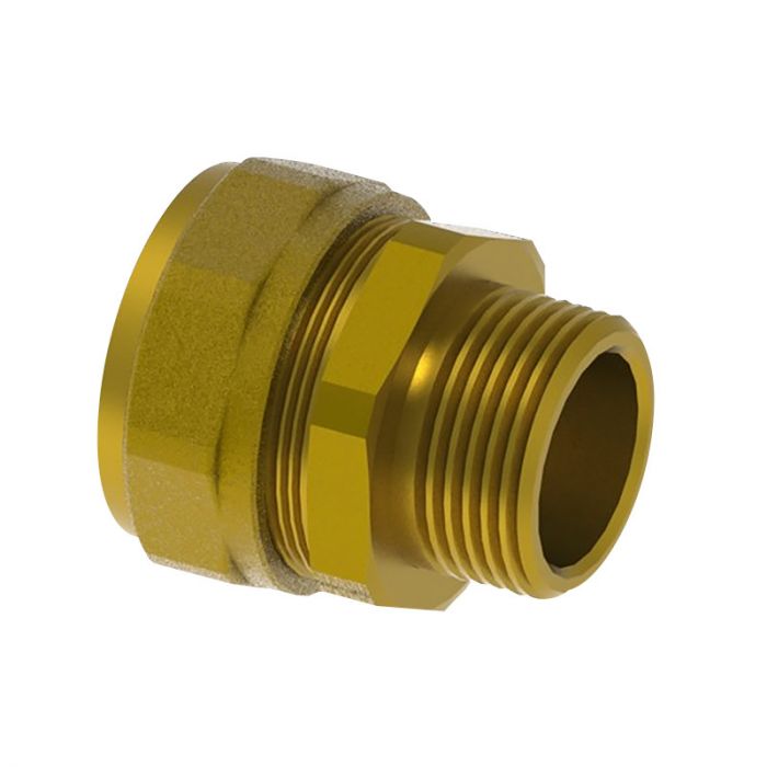 Złączka mosiężna przejściowa DN 25 1" GZ PN 6 HEATPEX HELA H  | 60602500100T