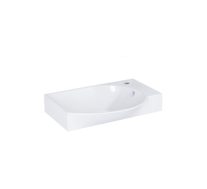 Umywalka ceramiczna ROCA Hebe meblowa z otworem 455 x 340 mm biała  | A3272A5000