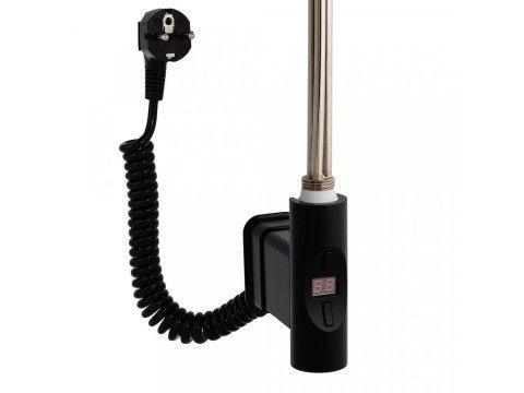 Grzałka elektryczna, okrągła Vario Term 300 W czarna mat  | HOGVT300W24