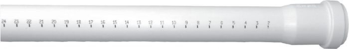 Rura HTEM z kielichem PP 32 mm 250 mm biały