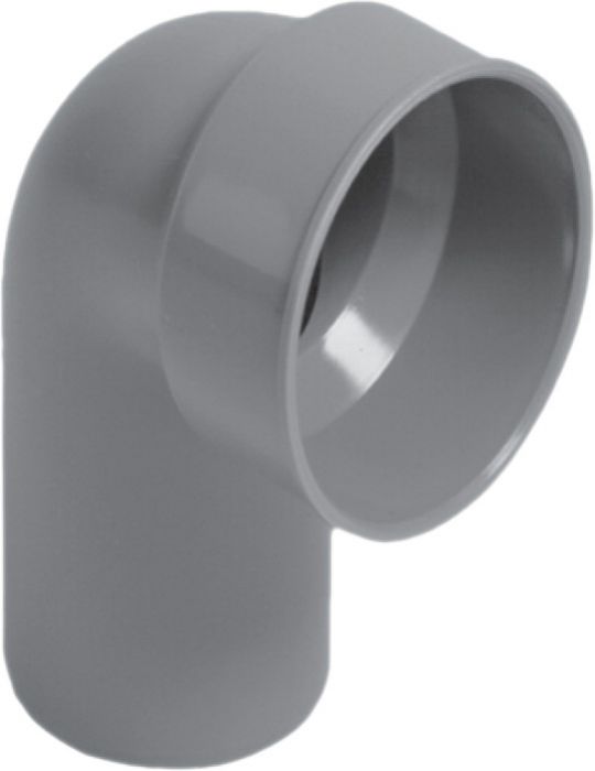 Złączka HTplus HTSW kolanowa PP do rur metalowych bez uszczelki 40 mm szara