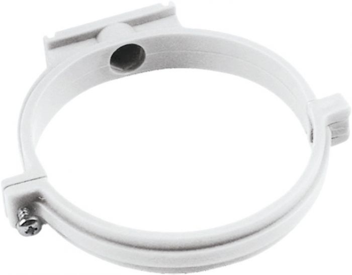 Uchwyt do rury 32 mm biały