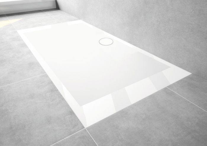 Brodzik mineralny prostokątny 80 x 160 x 3 cm HUPPE EasyStep | 215210055