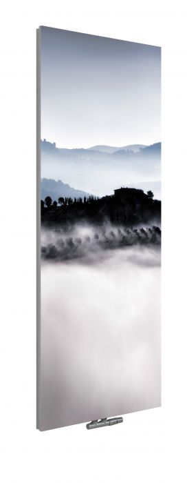 Grzejnik dekoracyjny Inventio INV-60/180E 1800 x 570 x 91 mm 1060 W przyłącze dolne D50 środkowe C18 aluminium