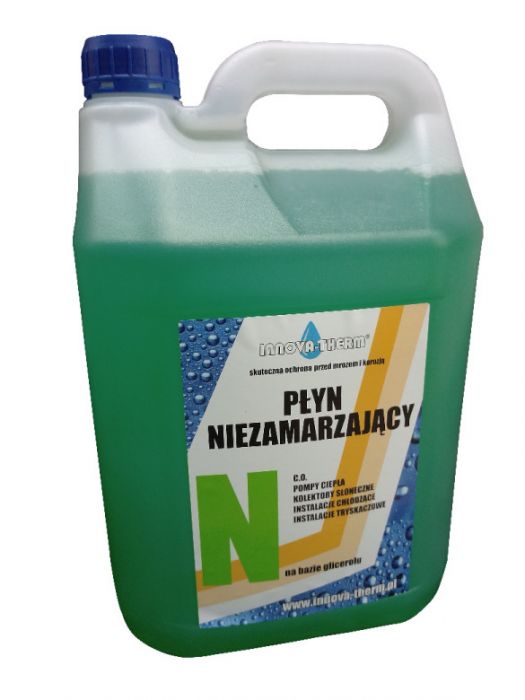 Płyn niskokrzepnący do instalacji grzewczej i chłodzącej 20 st C INNOVA-THERM N 20 5 l