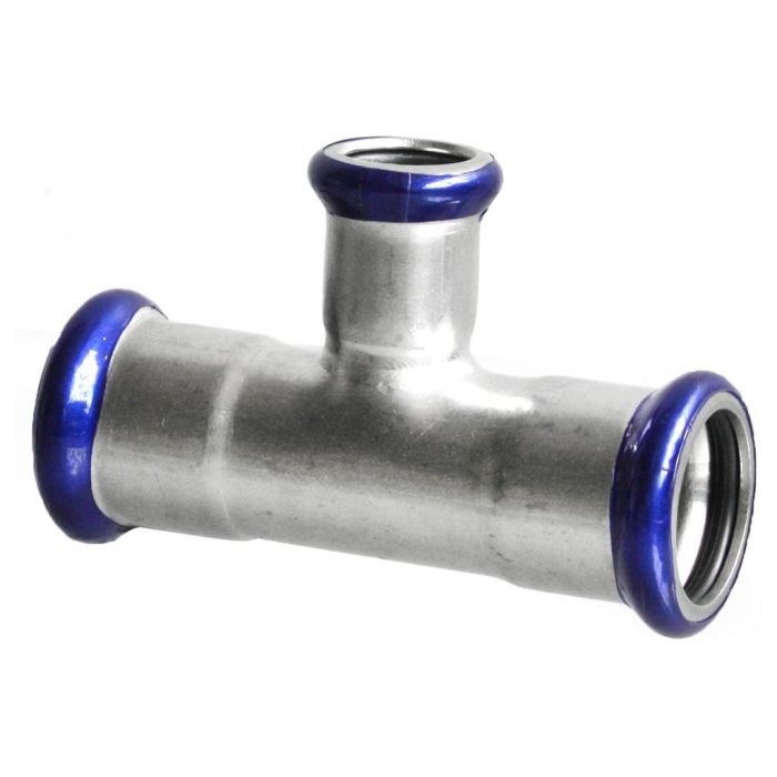 Trójnik ze stali nierdzewnej 1.4404 redukcyjny zacisk typ M 28 x 22 x 28 mm VESBO  | IZTR282228