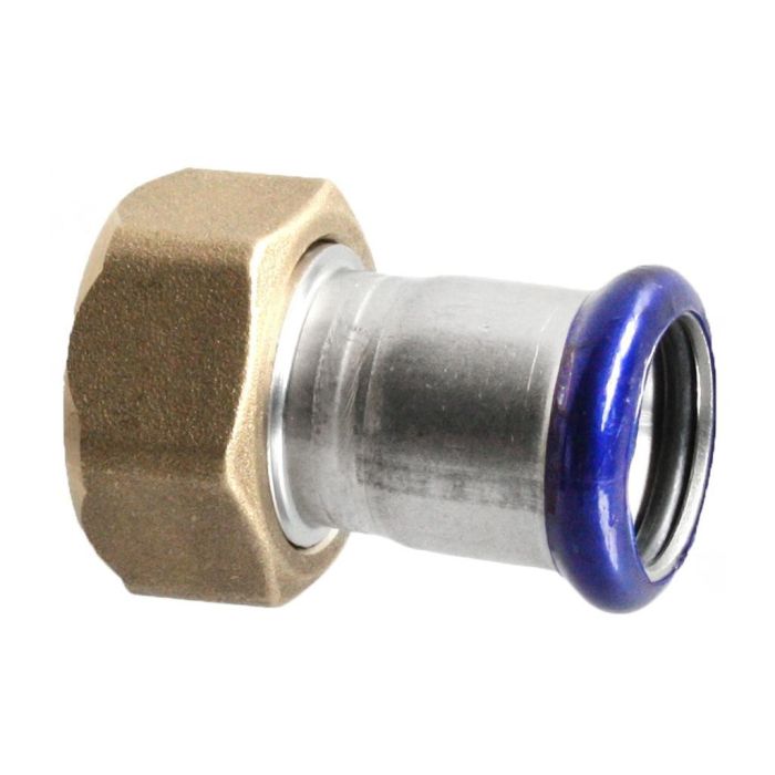 Półśrubunek ze stali nierdzewnej 1.4404 z uszczelką płaską zacisk typ M 28 mm x 1 1/4" GW VESBO  | IZZPS28114