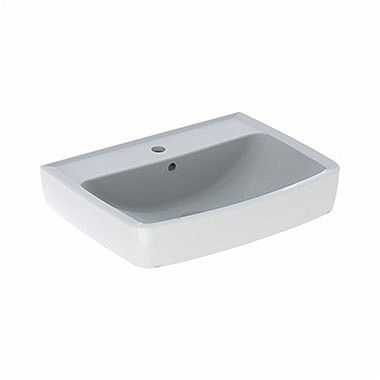 Umywalka GEBERIT Rekord meblowa z otworem z przelewem 550 x 420 x 175 mm biała | K91955000