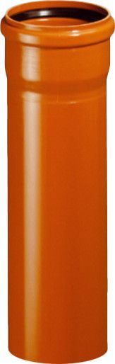 Rura z kielichem PVC-U KGEM DN 160 x 3,2 mm 1000 mm klasa A-SN2 