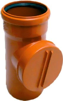Wyczystka PVC-U pokrywa zakręcana DN 250 | MAGNAPLAST KGRE 24160