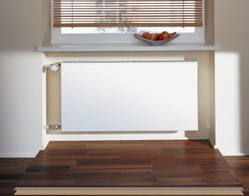 Grzejnik płytowy modernizacyjny therm-x2 Plan-K typ 22 1394 W 559 x 1205 x 102 mm RAL 9016 biały przyłącze boczne | PK022D512
