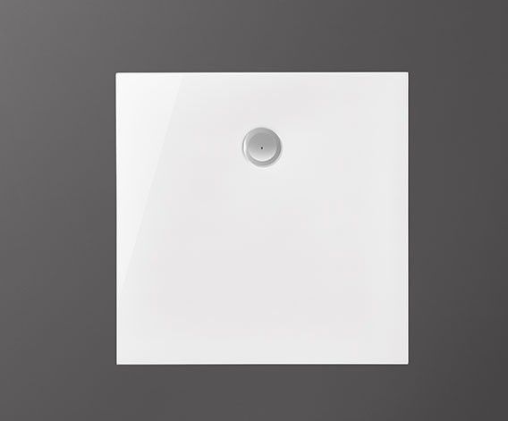 Brodzik mineralny prostokątny 100 x 100 x 3 cm KERMI ŁAZIENKI Koralle | BDEXD1001002K
