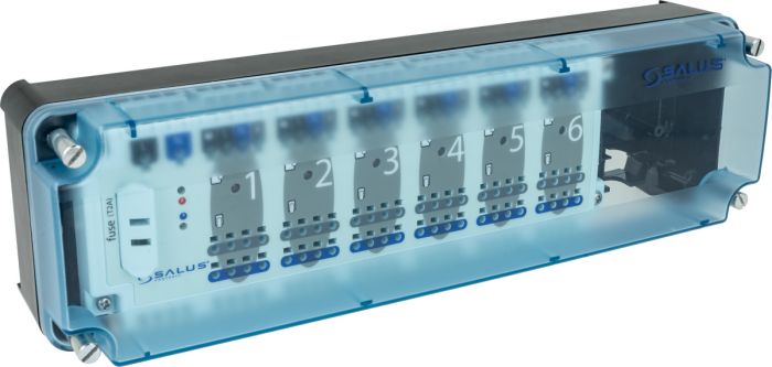 Listwa sterująca centralna, przewodowa do ogrzewania podłogowego 6 stref 230 V AFRISO EXPERT 230V KL06-M 230V | KL06M