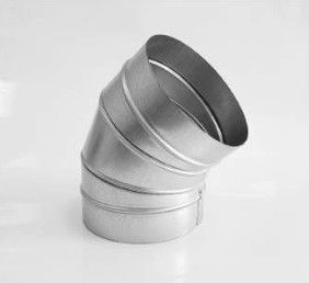 Kolano segmentowe 45° stalowe ocynkowane DN 315