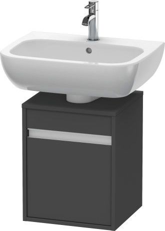 Szafka podumywalkowa do D-Code 231055, 231060, 231065 wisząca 400 x 360 x 496 mm grafit mat 1 szuflada DURAVIT Ketho | KT6658L4949