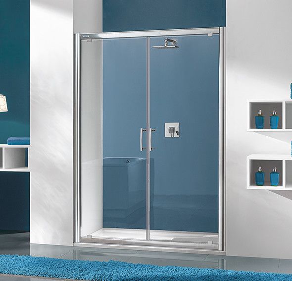 Drzwi skrzydłowe SANPLAST TX DD/TX5b-100-S 1000 x 1900 mm bahama beżowy szkło hartowane Sitodruk W15 z powłoką Glass protect | 600271194013231