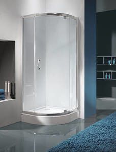 Kabina narożna półokrągły SANPLAST TX KP1DJa/TX5b-90 900 x 1900 mm biała EW szkło hartowane transparentne W0 z powłoką Glass protect | 600271041101401