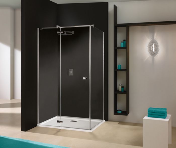Free Line KNDJ2/FREE-80x90 kabina narożna prostokątny 800 x 900 x 1950 mm chrom/srebrny błyszczący szkło hartowane transparentne W0 Glass protect
