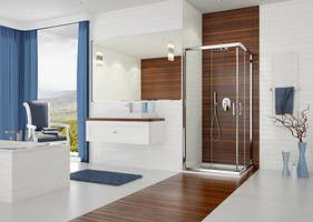 TX KN/TX5b-100-S kabina narożna kwadratowy 1000 x 1000 x 1900 mm srebrny błyszczący szkło hartowane sitodruk W15 Glass Protect