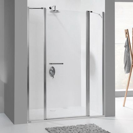Ścianka przedłużająca SANPLAST Prestige SS2/PRIII-20 200 x 1950 mm czarna matowa szkło hartowane transparentne W0 z powłoką Glass protect | 600073120059401