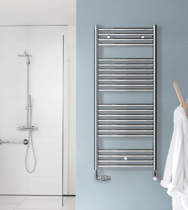 Grzejnik łazienkowy Klaro ZSL-080-045 354 W 746x 450 x 100 mm RAL 9016 traffic white przyłącze S039 | ZSL08004505RAL9016