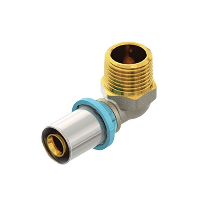 Kolano 90° LBP zaprasowane SKALAR 26 mm x 3/4" GZ