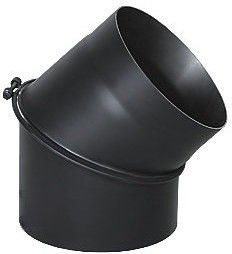 Kolano 45° stalowe czarne SCZ DN 130