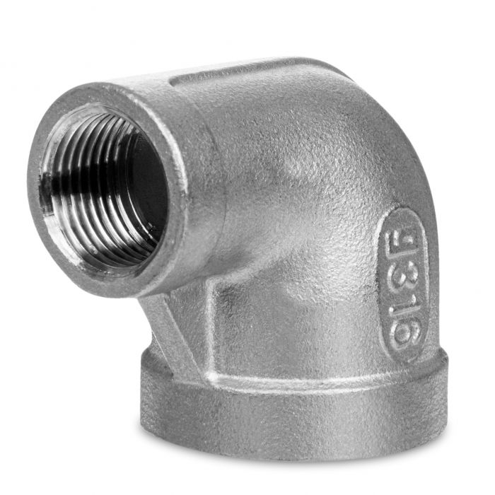 Kolano gwintowany 90st. nakrętne stal nierdzewna 316 GW 1 1/4"
