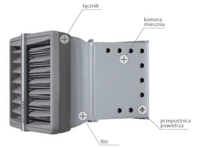 Komora mieszania CR SONNIGER HEATER  | WAA0006