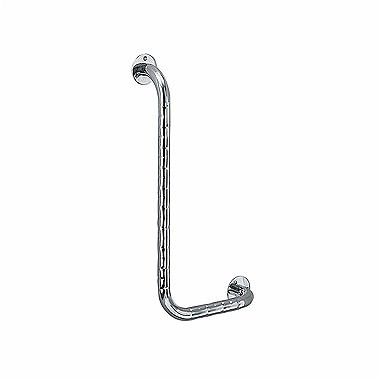 Poręcz kątowa 90° strona lewa GEBERIT Lehnen Funktion falista ze stali nierdzewnej 306 x 610 mm | L1012122