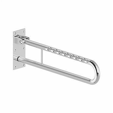 Poręcz ścienna łukowa uchylna GEBERIT Lehnen Funktion gładka 700 mm chrom  | L1061001
