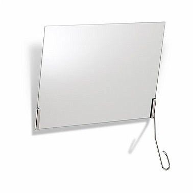 Zestaw uchwytów do lustra uchylnego GEBERIT Lehnen Funktion z uchwytem do regulacji kąta nachylenia stal wypolerowana 600 x 400 mm | L1600510