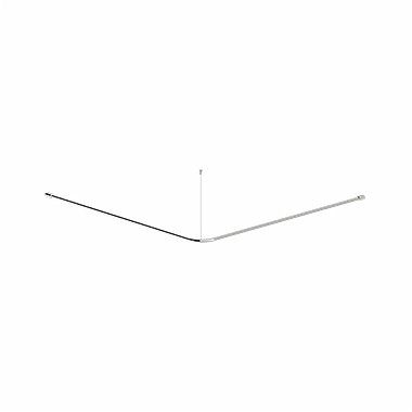 Wieszak zasłony prysznicowej kątowy GEBERIT Lehnen Concept w komplecie 36 uchwyty do zasłonki stal nierdzewna gładka, wypolerowana 1500 x 1500 mm | L63103000