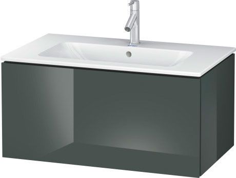 Szafka podumywalkowa do ME by Starck 233683, 234583, 234683 wisząca 820 x 481 x 400 mm szary dolomit wysoki połysk 1 szuflada DURAVIT L-Cube | LC614103838