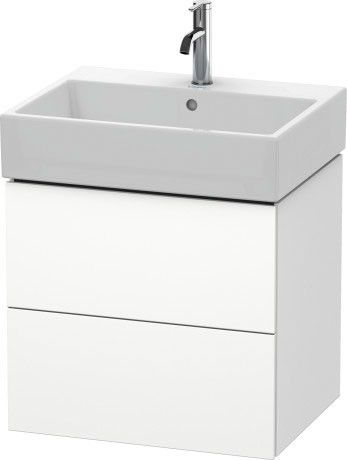 L-Cube szafka podumywalkowa 2 szuflady do Vero Air 235060 584 x 459 x 544 mm biała mat