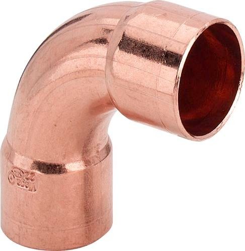 Łuk 90° z miedzi przyłącze lutowane 76,1 mm 95002A