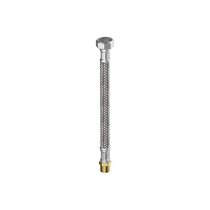 Wąż przyłączeniowy Meiflex w oplocie ocynkowanym 3/4" x 3/4" GW x GZ 0.7 m