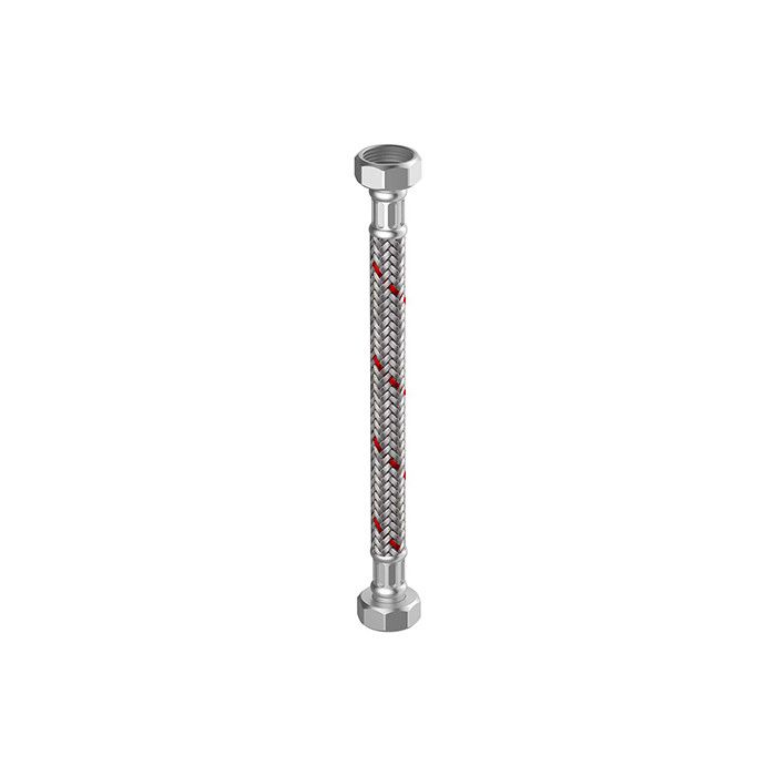 Wąż przyłączeniowy Meiflex w oplocie ze stali szlachetnej SST do instalacji grzewczych i klimatyzacji 3/4" x 3/4" DN 19 mm GW x GW 1 m