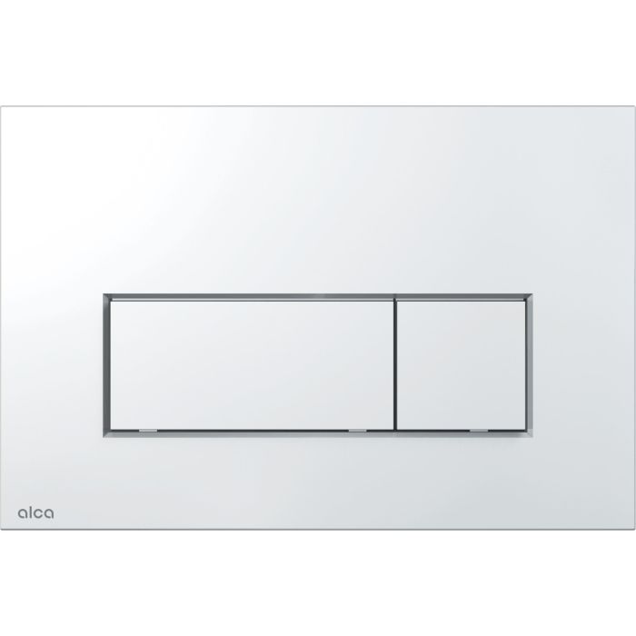 Przycisk sterujący ALCA THIN 5 do systemów podtynkowych tworzywo sztuczne chrom połysk 247 x 165 x 5.5 mm  | M571