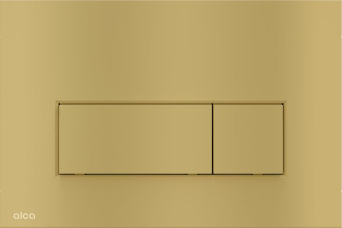 Przycisk sterujący ALCA THIN 5 do systemów podtynkowych tworzywo sztuczne brass mat 247 x 165 x 5.5 mm | M57BRM
